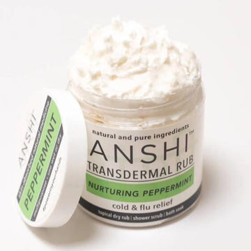 ANSHI Peppermint Transdermal Rub-Body Treatment-Luvi Beauty & Wellness