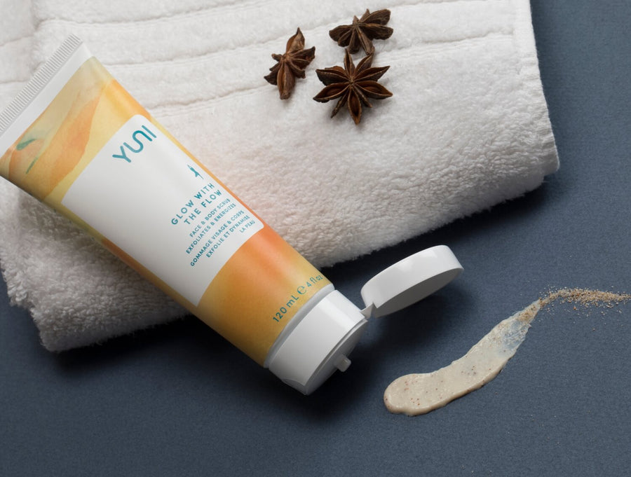 YUNI Glow With the Flow Face and Body Scrub-Face & Body Cleanser-Luvi Beauty & Wellness